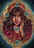 Diamond Painting The Seer 22" x 31″ (56cm x 79cm) / Square with 39 Colors including 2 ABs / 68,949