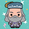 Diamond Painting Tiny Dumbledore 13" x 13" (32.8cm x 32.8cm) / Round With 14 Colors including 2 ABs / 13,689