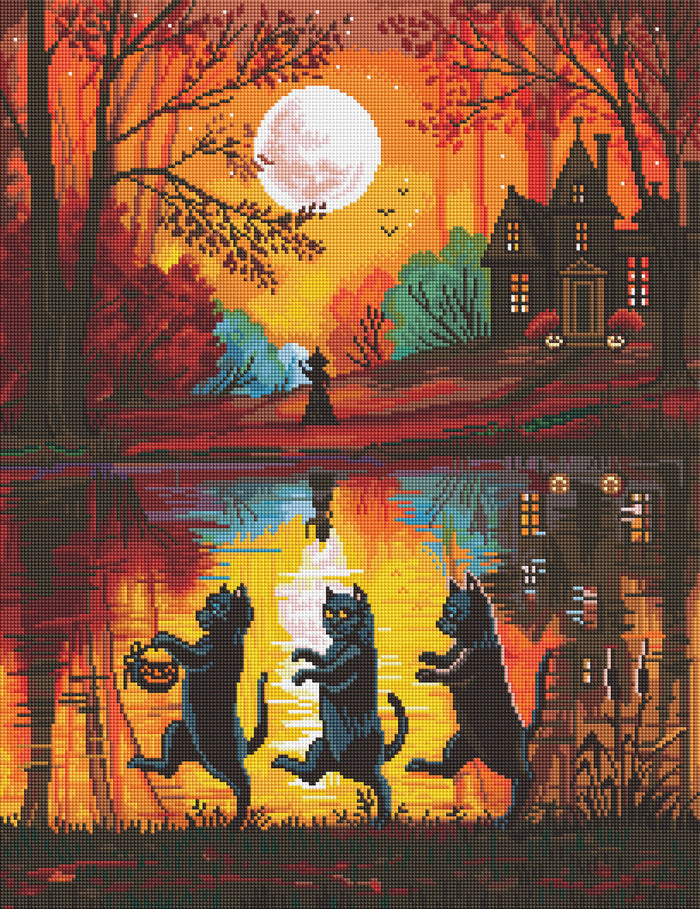 Diamond Painting To Grandmother's House We Go 20" x 26" (51cm x 66cm) / Square With 46 Colors Including 4 ABs / 54,060
