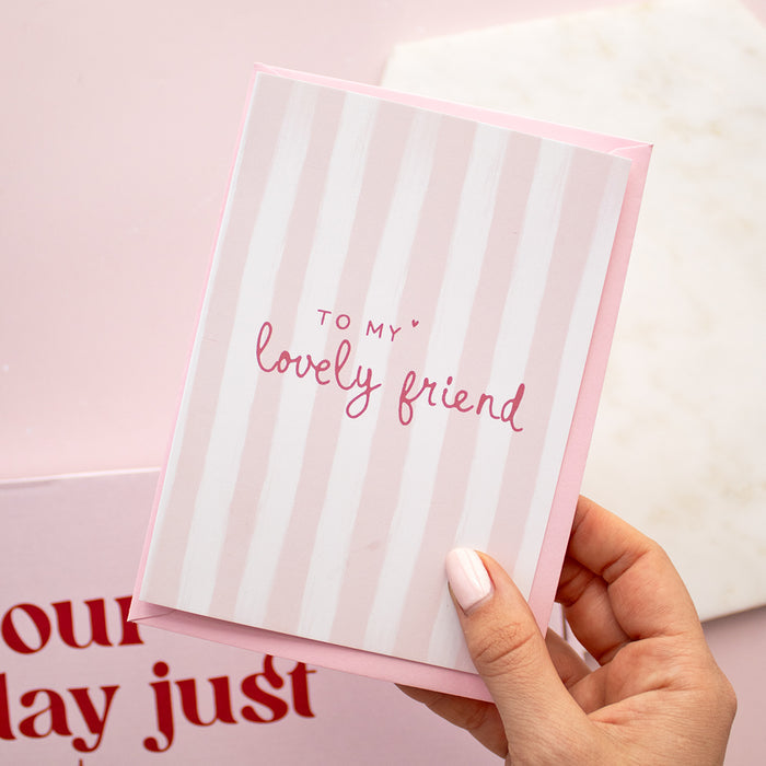 To My Lovely Friend A6 Card | Add On