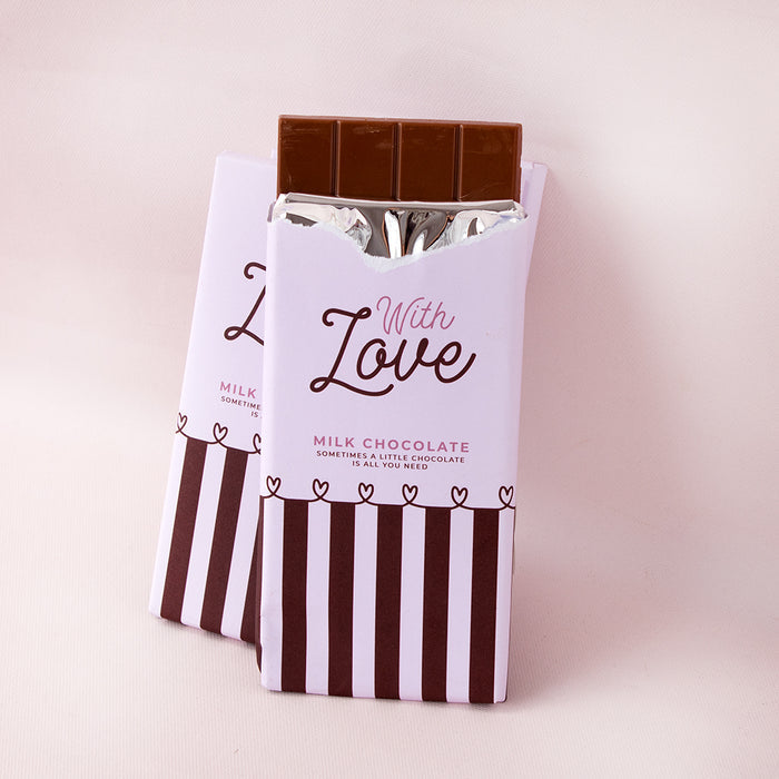 TreatBox Exclusive With Love Milk Chocolate Bar
