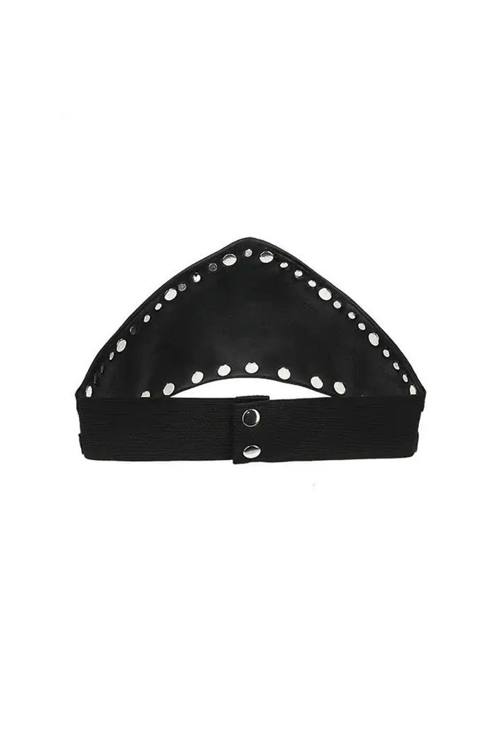 gothic vegan leather lunar moon waist belt by restyle