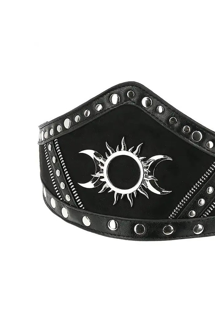 womens high waisted lunar moon waist belt