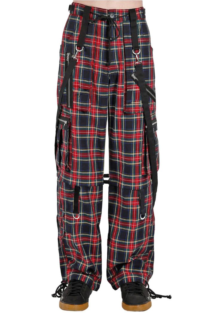mens punk plaid pants