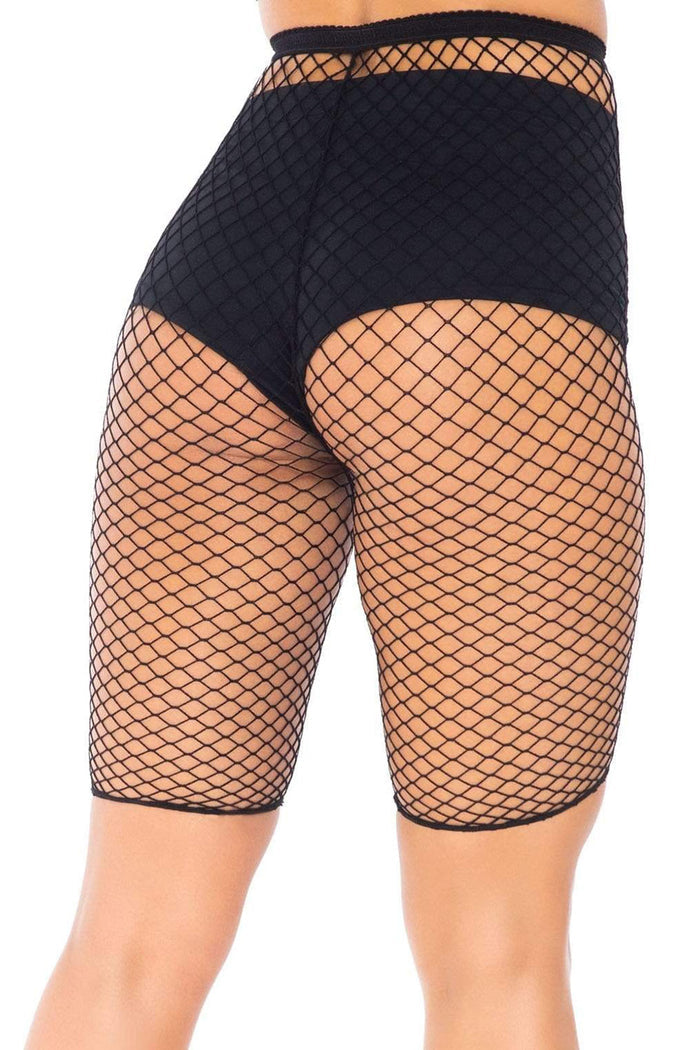 Troublemaker Fishnet Biker Shorts