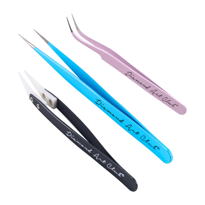 Diamond Painting Tweezer Trio Set