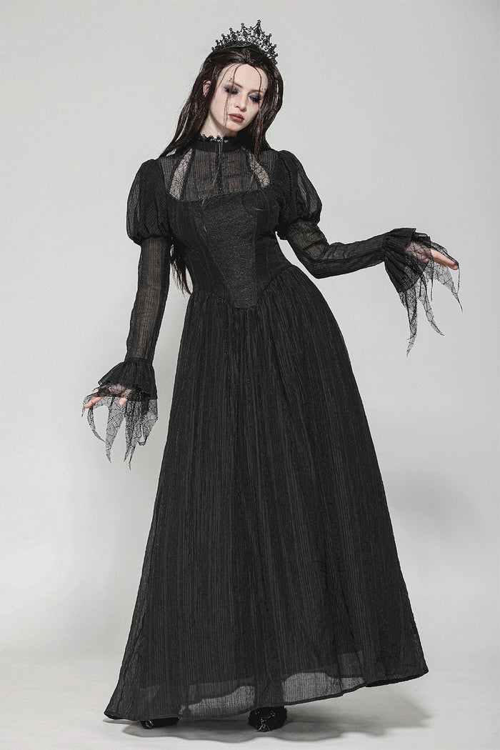 long gothic gown