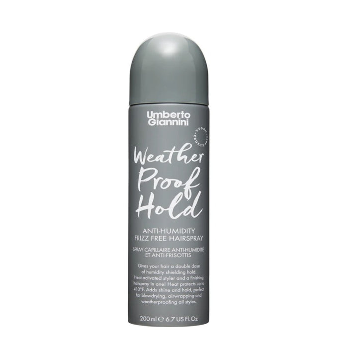 UMBERTO GIANNINI WEATHERPROOF HOLD ANTI-HUMIDITY FRIZZ FREE HAIRSPRAY 200ML - Beauty Bar