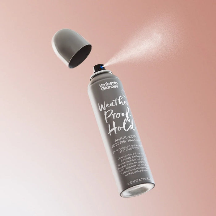 UMBERTO GIANNINI WEATHERPROOF HOLD ANTI-HUMIDITY FRIZZ FREE HAIRSPRAY 200ML - Beauty Bar