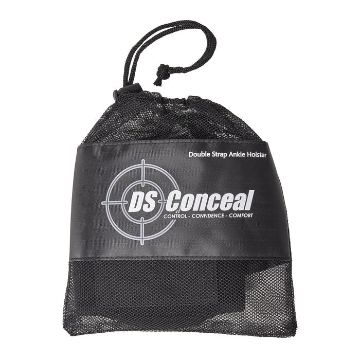 Unisex Double Strap Ankle Holster by DS Conceal -  Secure Holster for Women and Men -  Holster for Gun and Pistol -  Ankle Holster by DS Conceal -  gun hideing product -  concealed ankle holster -  sneaky pete ankle holster -  ankle holsters for pistols -  revolver ankle holster -  desantis ankle holster -