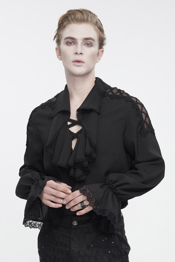 mens dep vneck gothic shirt