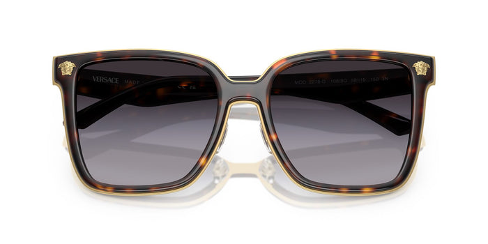 VERSACE VE2278D 108/8G 58 SUNGLASSES