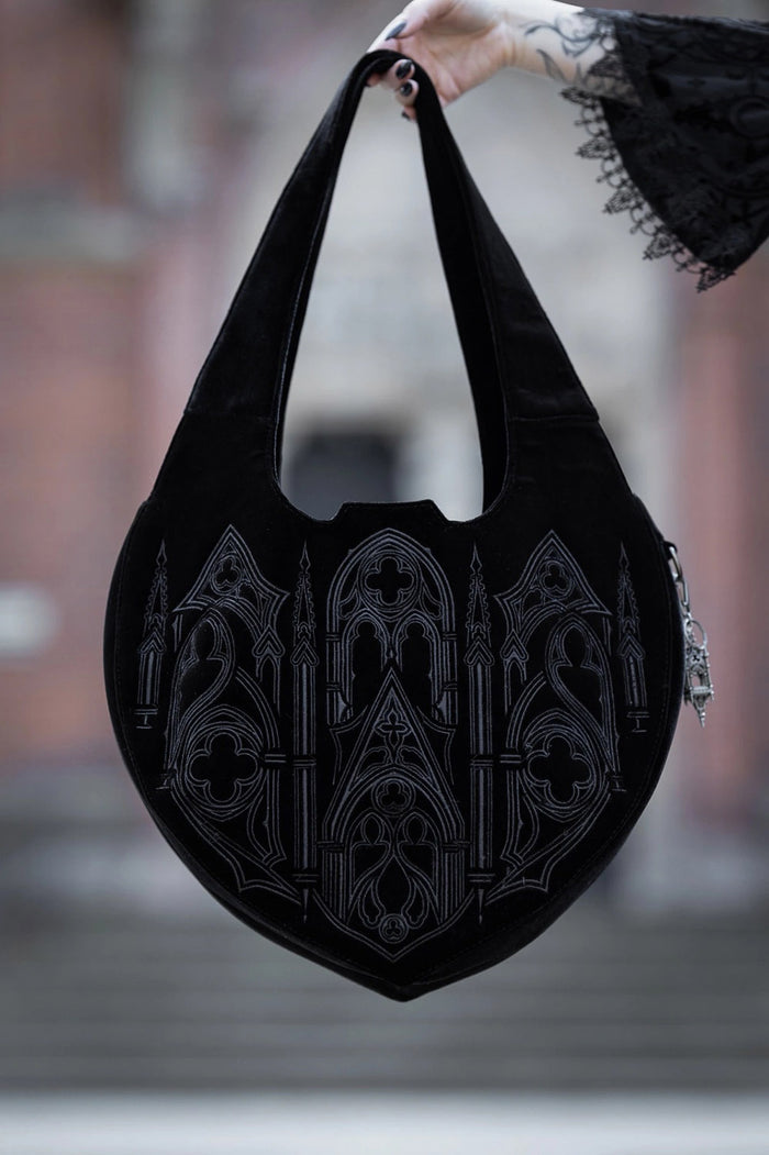 black bag by restyle with embroidery