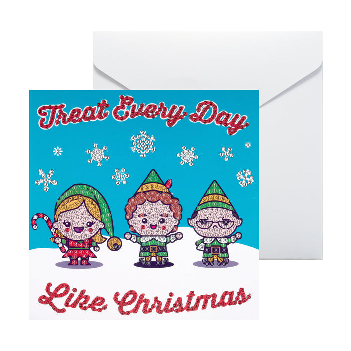 Diamond Painting WB™ DIY Christmas Cards (3-Pack) 6" x 6" (15cm x 15cm) / Round
