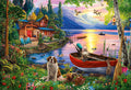 Diamond Painting Weekend Retreat 40.6" x 27.6" (103cm x 70cm) / Square with 62 Colors including 3 ABs and 3 Fairy Dust Diamonds / 116,053