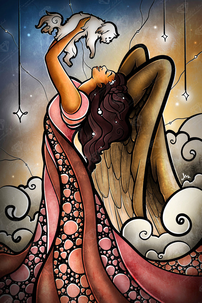 Diamond Painting Welcome Home 22" x 33" (55.8cm x 83.7cm) / Square with 64 Colors including 2 ABs and 1 Iridescent Diamonds and 1 Glow in the Dark Diamonds and 1 Fairy Dust Diamonds / 75,264