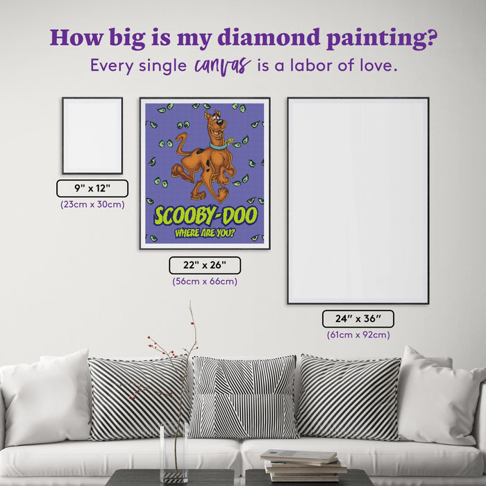 Diamond Painting Where Are You? 22" x 26″ (56cm x 66cm) / Square with 30 Colors including 3 ABs / 57,681