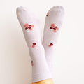 White Flower TreatBox Socks