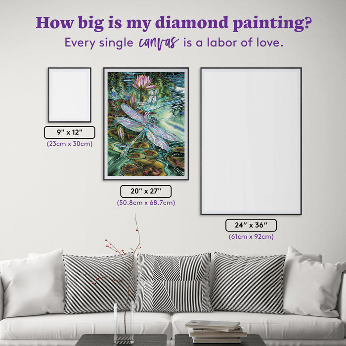 Diamond Painting Wild and Precious 20" x 27" (50.8cm x 68.7cm) / Square With 59 Colors Including 4 ABs / 56,304