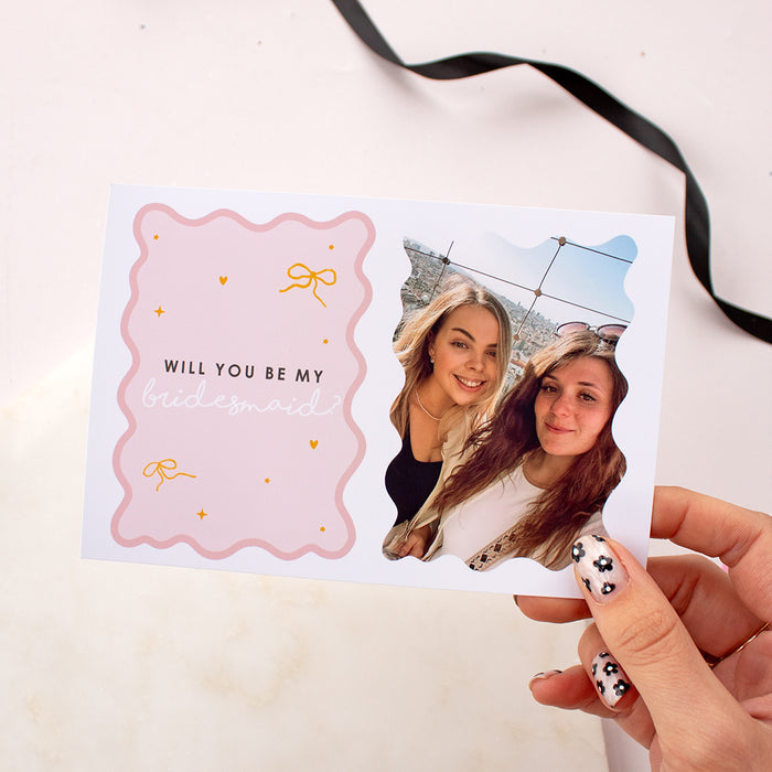 Will You Be My Bridesmaid/Maid of Honour Photo Gift Tag | Add on