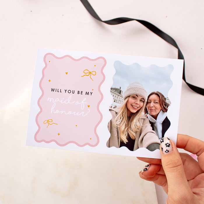 Will You Be My Bridesmaid/Maid of Honour Photo Gift Tag | Add on