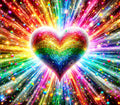 Diamond Painting With Love 31.5" x 27.6" (79.9cm x 69.9cm) / Square with 87 Colors including 5 ABs and 1 Electro Diamond and 6 Fairy Dust Diamonds / 90,201