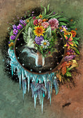 Diamond Painting Wolf Seasons Dreamcatcher 22" x 31" (56cm x 79cm) / Square with 63 Colors including 3 ABs / 68,952