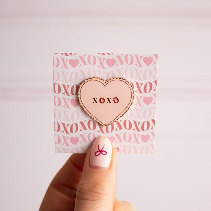 'XOXO' Pin Badge