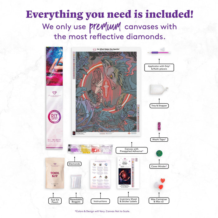 Diamond Painting You've Changed 22" x 29" (56cm x 74cm) / Round With 36 Colors Including 4 ABs / 52,138