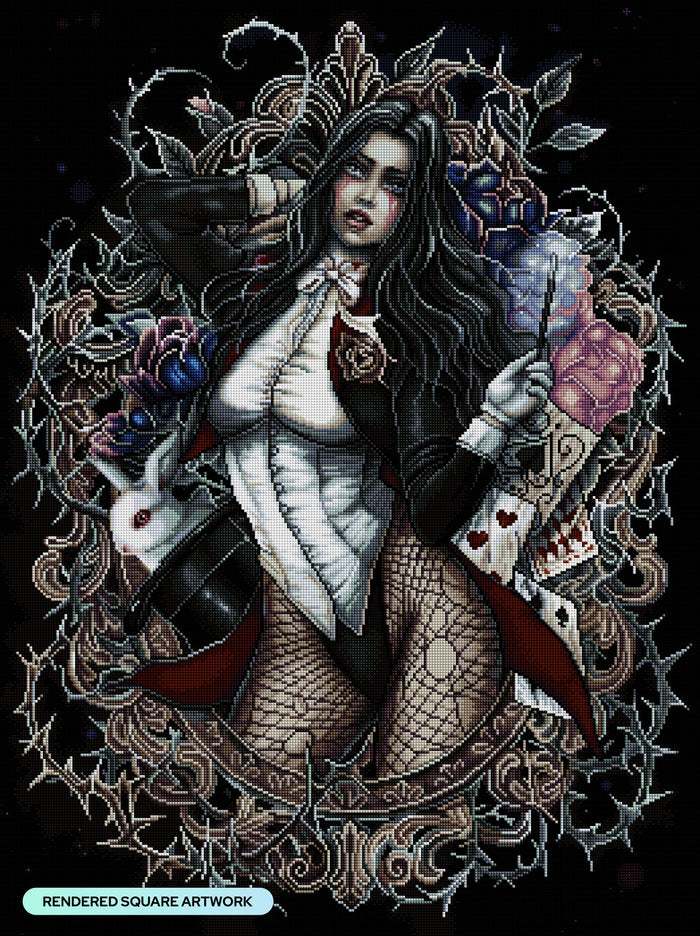 Diamond Painting Zatanna 25.6" x 34.3" (65cm x 86.9cm) / Square with 47 Colors including 5 Fairy Dust Diamonds / 91,089