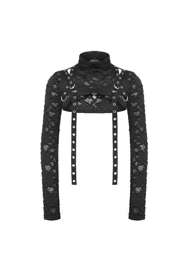 gothic turtleneck top
