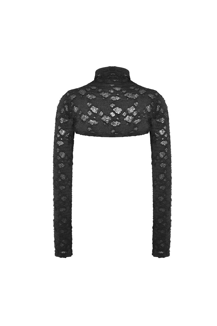 womens shredded ripped shrug